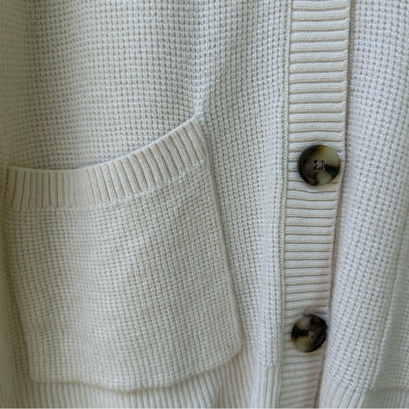 Madewell Cream Button-Up Cardigan - Picture 3 of 6